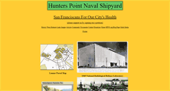 Desktop Screenshot of hunterspointnavalshipyard.com